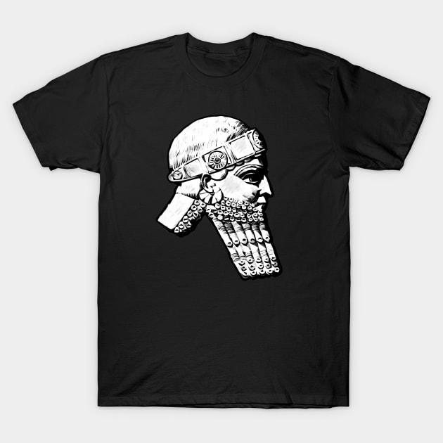 Assyrian King T-Shirt by doniainart